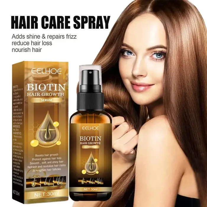 Sérum magique à la biotine pour cheveux, 1/3/5 boîtes, renforce lissante, nourrissant en profondeur, produit pour cheveux crépus, Spray de réparation endommagé, huile pour cheveux