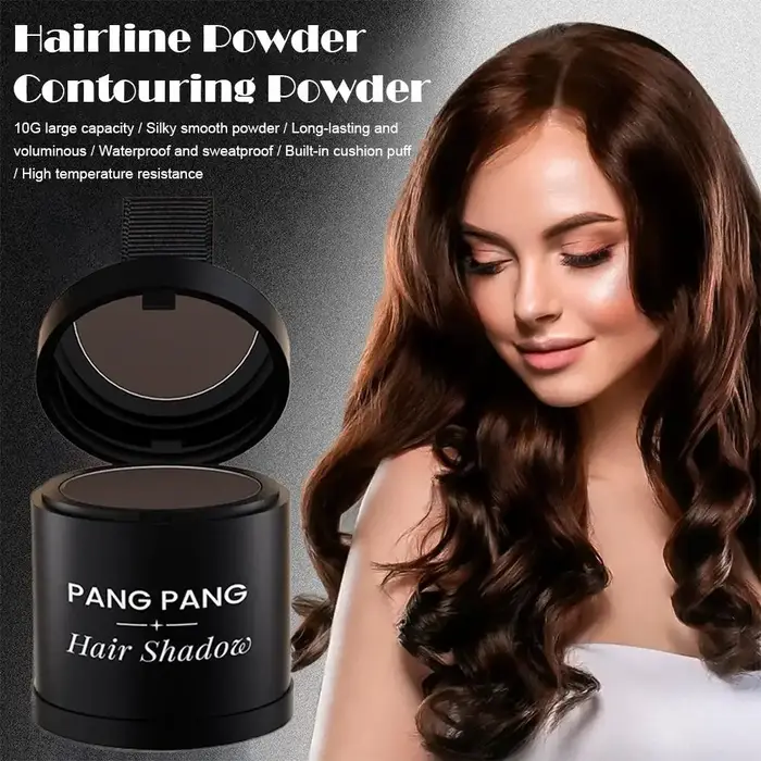 Poudre de contour pour la ligne des cheveux 2 en 1 longue tenue