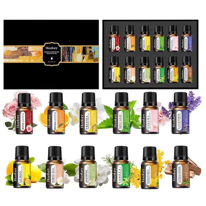 Coffret cadeau d'huiles essentielles