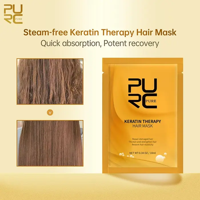 PURC 5 secondes masque capillaire magique huile d'argan nourrissant lissage réparation masques friso
