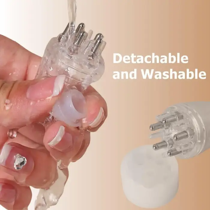 Applicateur d'huile capillaire – Peigne de massage du cuir chevelu pour soins et relaxation des cheveux