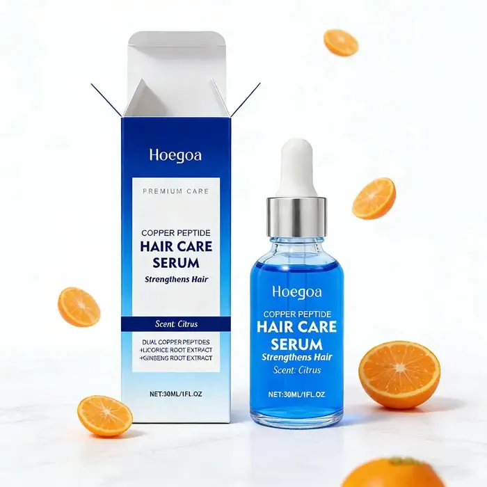 Sérum capillaire au cuivre bleu