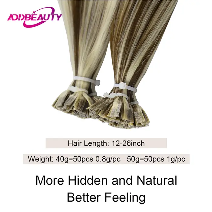 Extension de cheveux naturels lisses