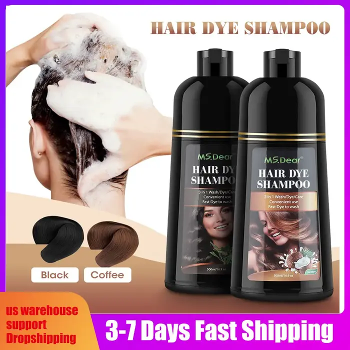 Shampoing de coloration instantanée 3 en 1