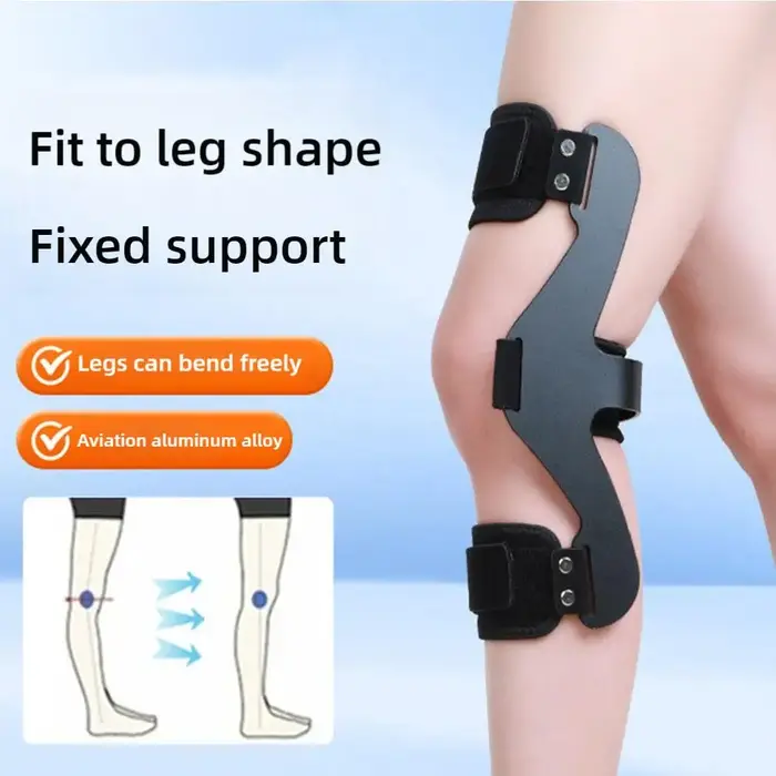 Orthèse d'hyperextension du genou avec aide à la voûte plantaire