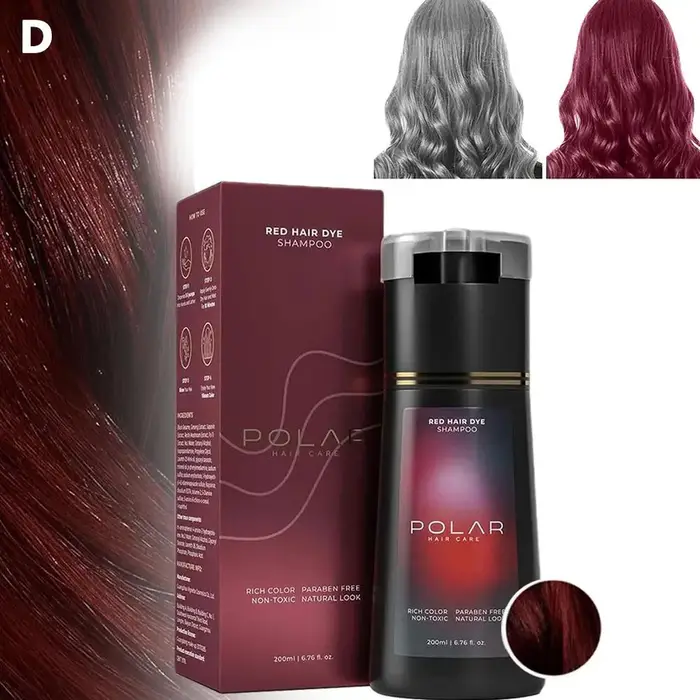 Shampoo colorant pour cheveux 3 en 1, colorant instantané pour cheveux, nourrissant, couleur longue 