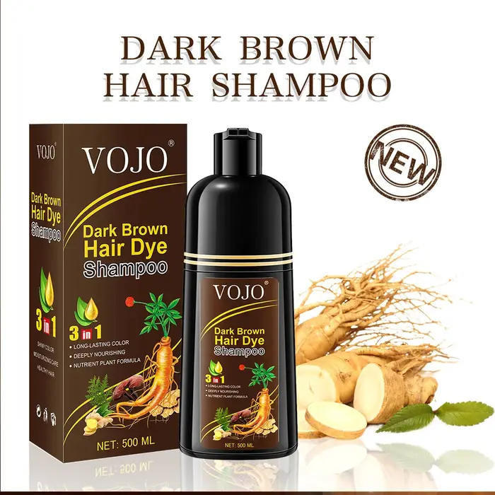 Shampoo colorant capillaire 3 en 1
