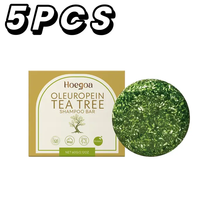 Barre de shampoing anti-pelliculaire à base de plantes