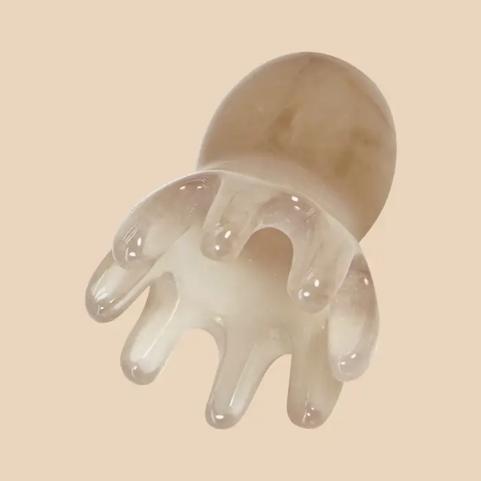 Peigne de massage du cuir chevelu poulpe mignon (résine) | Soins capillaires coréens