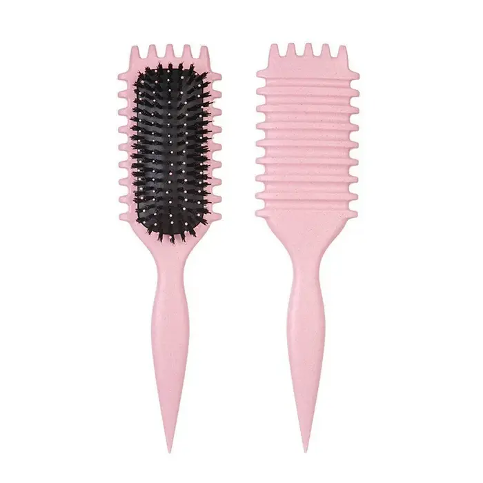 WANMEI – brosse démêlante pour cheveux bouclés, peigne de Massage du cuir chevelu avec boucles de ch