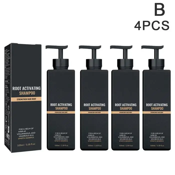 Shampoing Anti-chute pour cheveux, 4 bouteilles, soin hydratant et nourrissant, renforcement des che
