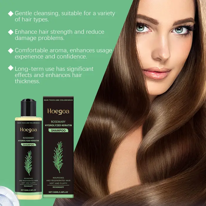Shampoing au romarin pour la croissance des cheveux