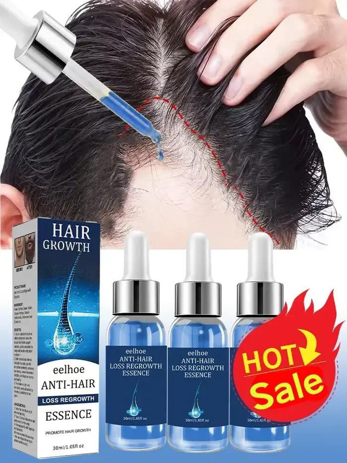 Huile de croissance des cheveux endommagés pour hommes et femmes