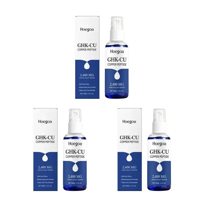 Sérum réparateur pour cuir chevelu au cuivre et aux peptides