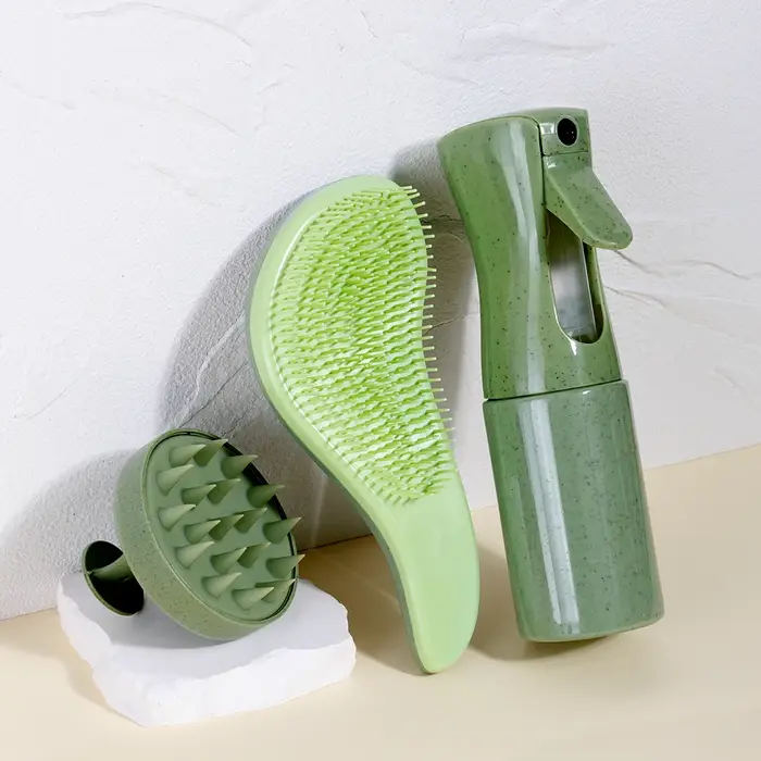Ensemble de soins capillaires en paille de blé