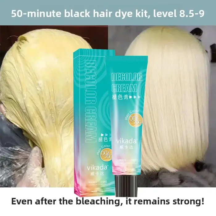 Pâte de décoloration de couleur pour cheveux