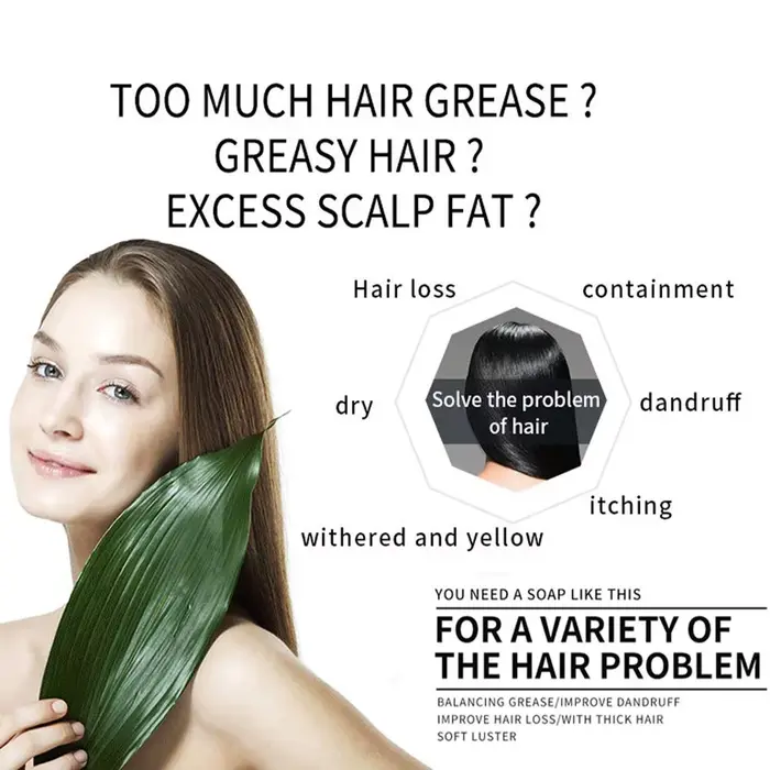 Shampooing au romarin pour cheveux secs et abîmés