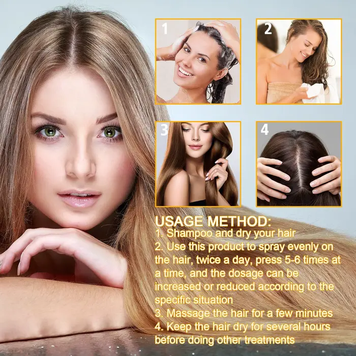 Sérum magique à la biotine pour cheveux, 1/3/5 boîtes, renforce lissante, nourrissant en profondeur, produit pour cheveux crépus, Spray de réparation endommagé, huile pour cheveux