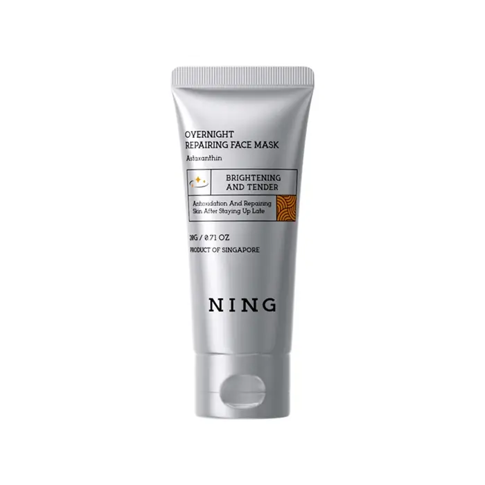 Masque de réparation de nuit NING 120G – Astaxanthine et antioxydants biologiques pour le renouvelle