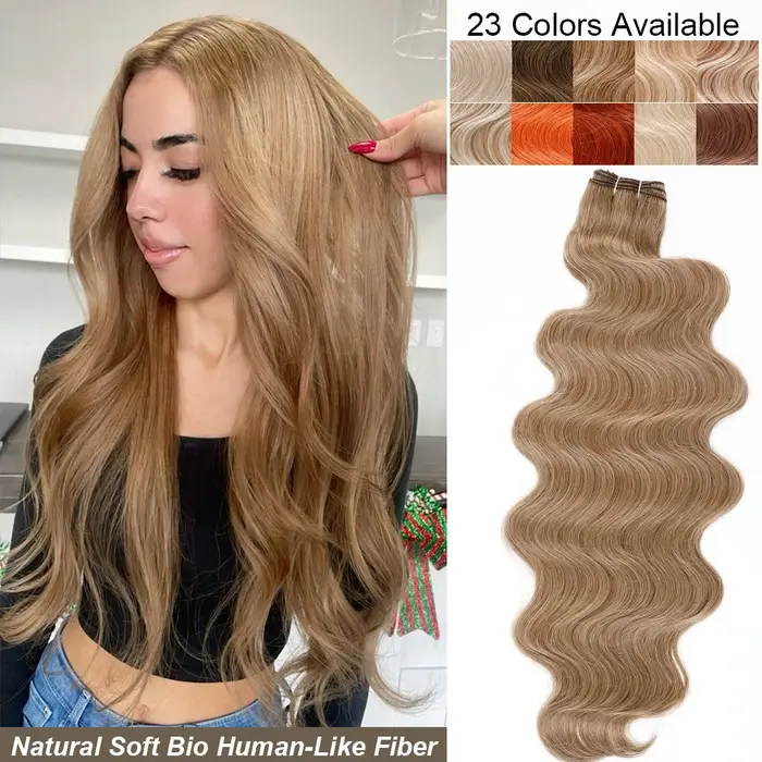 Magicae mettre en évidence blond 27/613 200 grammes Bio corps vague cheveux paquets 30 pouces brun M816 argent blanc