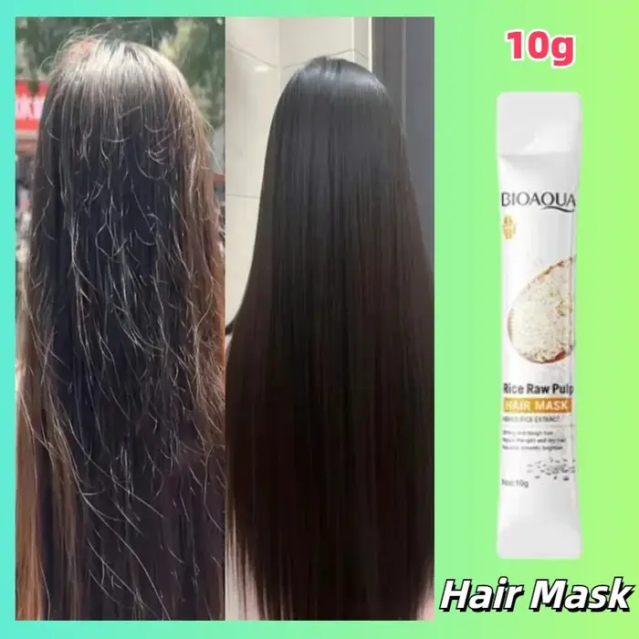 Masque capillaire magique à la kératine, 5 secondes, réparation des cheveux crépus endommagés, doux,