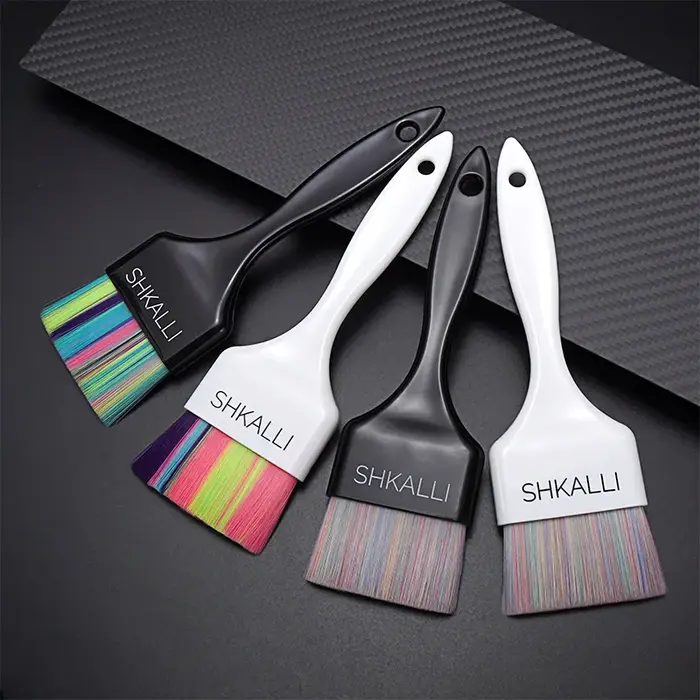 Balayage brosse professionnelle doux cheveux teinture ramasser outils Salon