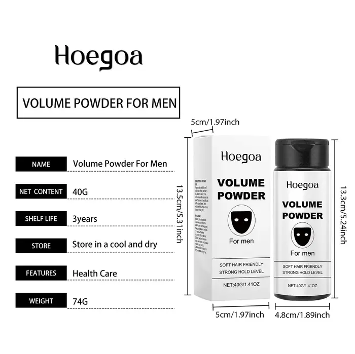 Poudre volumisante pour cheveux, contrôle de l'huile longue durée, poudre moelleuse pour augmenter l