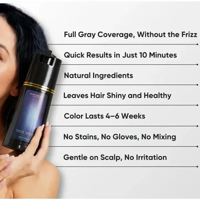 Shampoing moelleux pour teinture capillaire 3 en 1