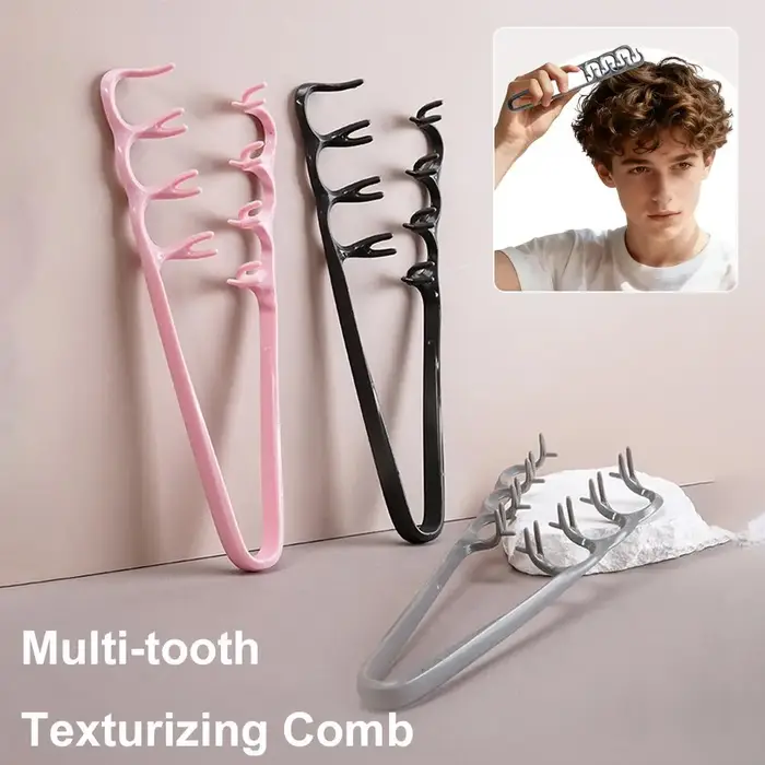 Peigne texturisant volumisant à dents larges pour salon