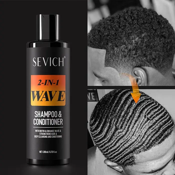 Shampoing ondulé à la biotine
