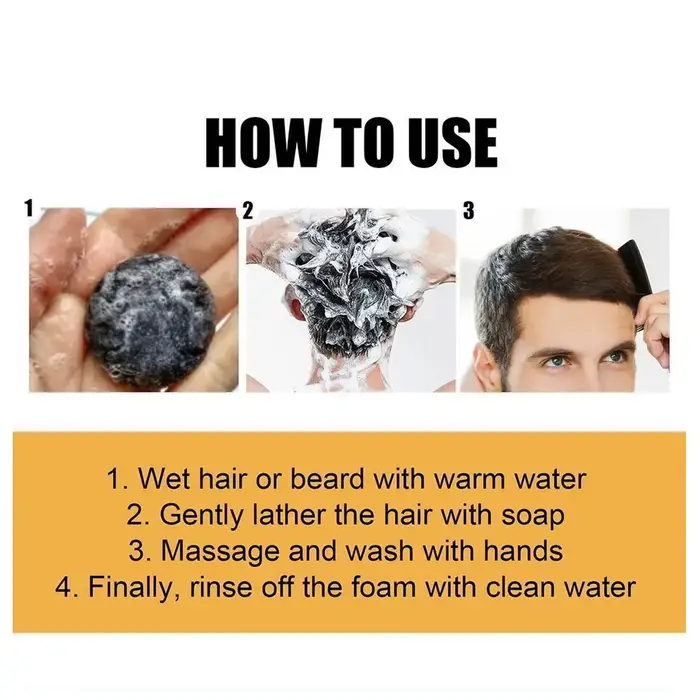 Shampoing au charbon de bambou