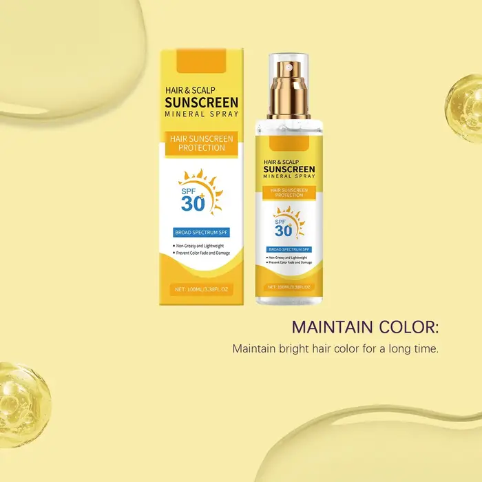 + cuir chevelu Spray résistant au soleil prévenir les coups
