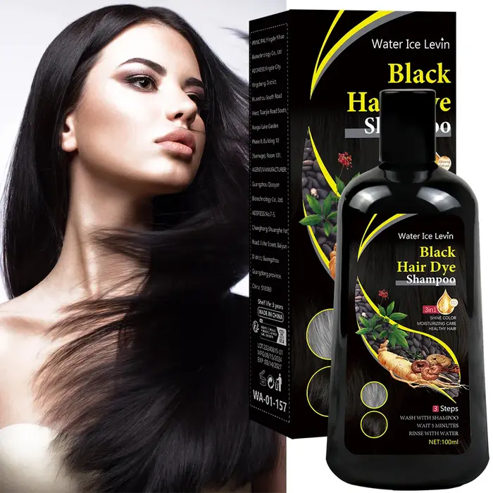 Nouveau 100ml noir couleur de cheveux colorant