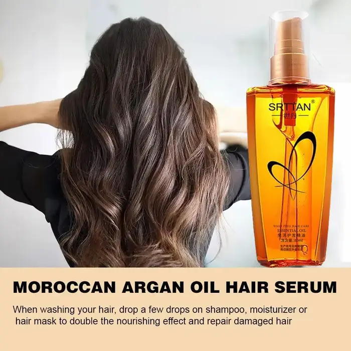 Sérum capillaire à l'huile d'argan marocaine 80 ml