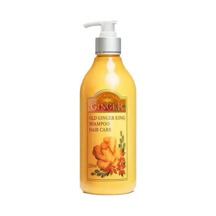 Shampooing capillaire au jus de gingembre ancien 250 ml – Traitement professionnel du cuir chevelu