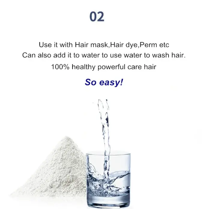 100% kératine collagène soie naturel hydratant réparation cheveux cuir chevelu soin vitamines traitement parfait