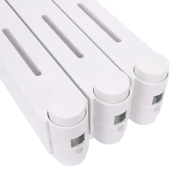Distributeur de shampoing à trois têtes, distributeur de savon liquide de douche mural, distributeurs de shampoing à trois têtes pour salle de bain d'hôtel
