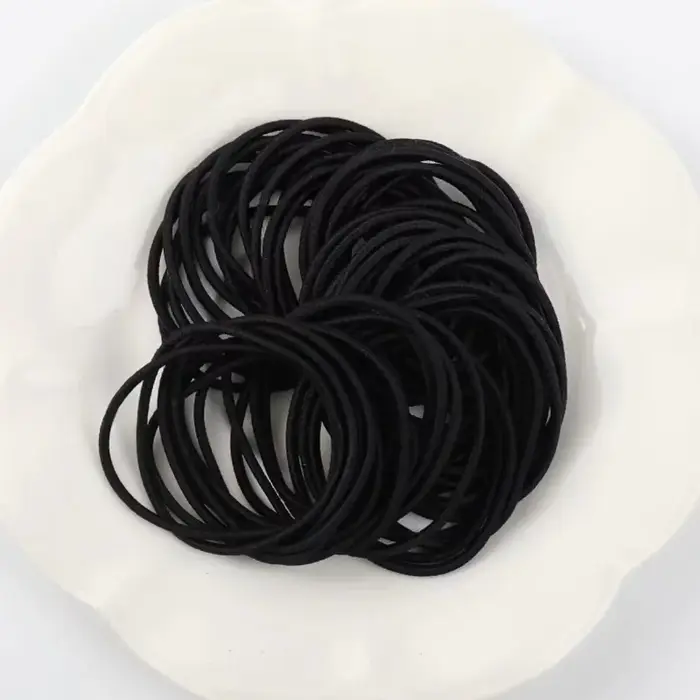 Bandeau élastique noir pour femmes