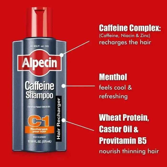 Shampooing Anti-Chute Alpecin Haute Qualité à la Caféine 250ml