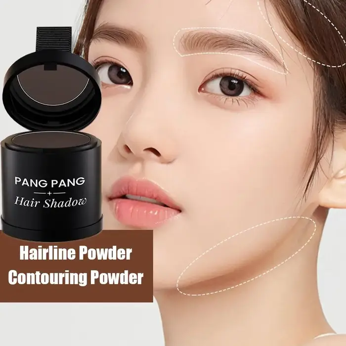 Poudre de contour pour la ligne des cheveux 2 en 1 longue tenue