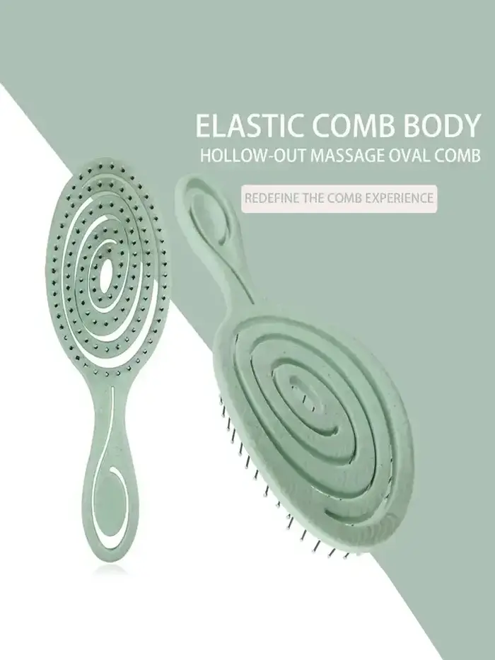 Peigne de Massage des cheveux, brosse à cheveux en Nylon, brosse à cheveux bouclée démêlante pour Sa