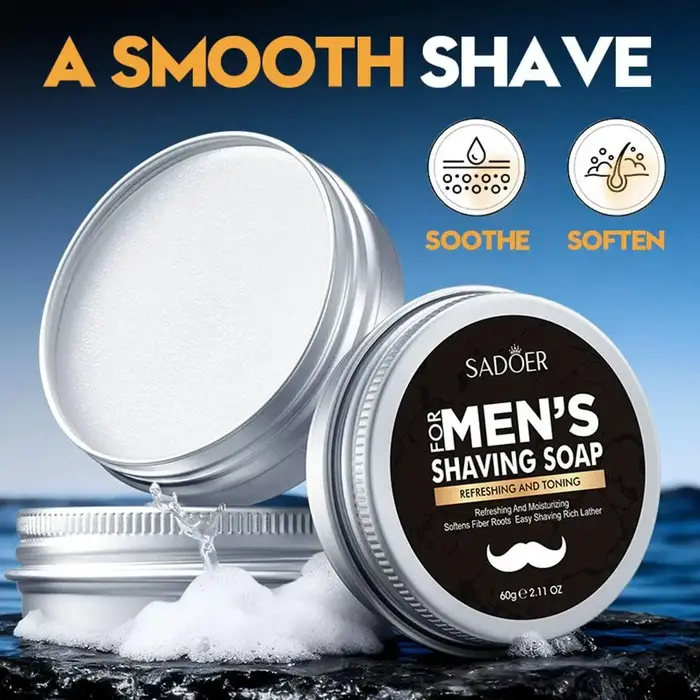 Savon à raser artisanal bio pour homme
