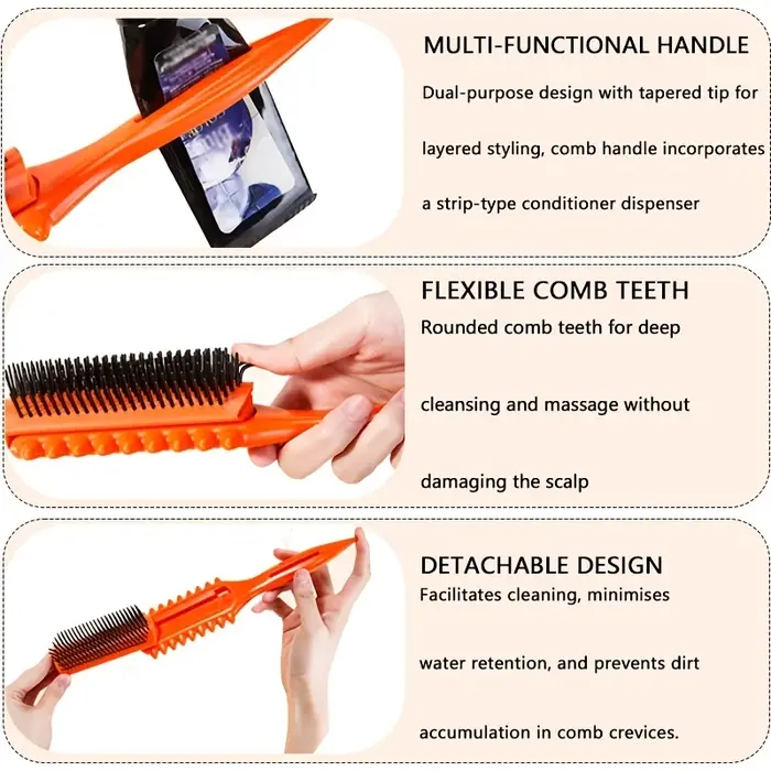 Brosse démêlante 9 rangs