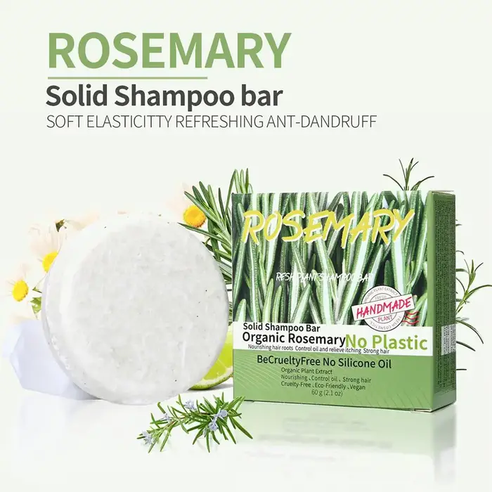 Shampooing Solide Naturel au Romarin