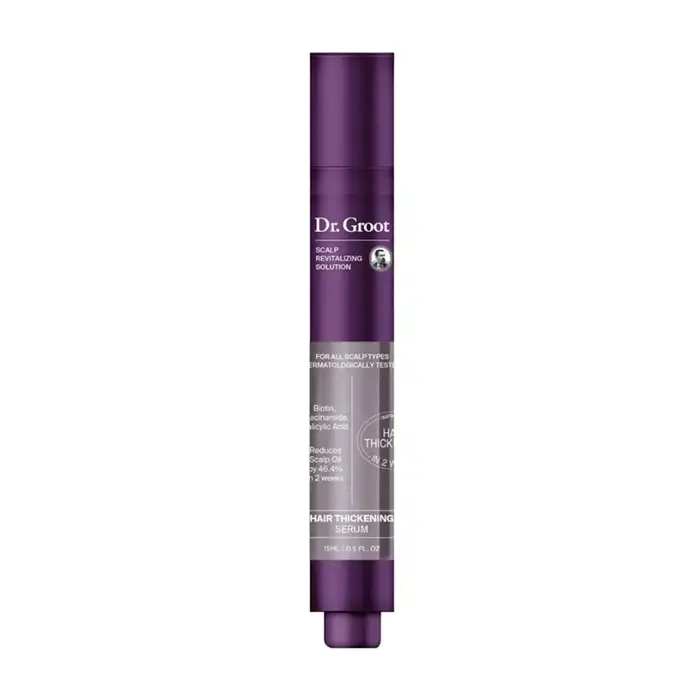 Solution revitalisante du cuir chevelu Dr. Groot, shampooing anti-chute de cheveux, après-shampoing 