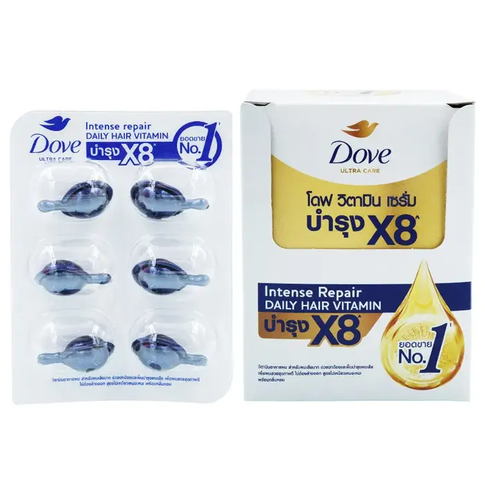 Capsules d'huile capillaire thaïlandaise Dove