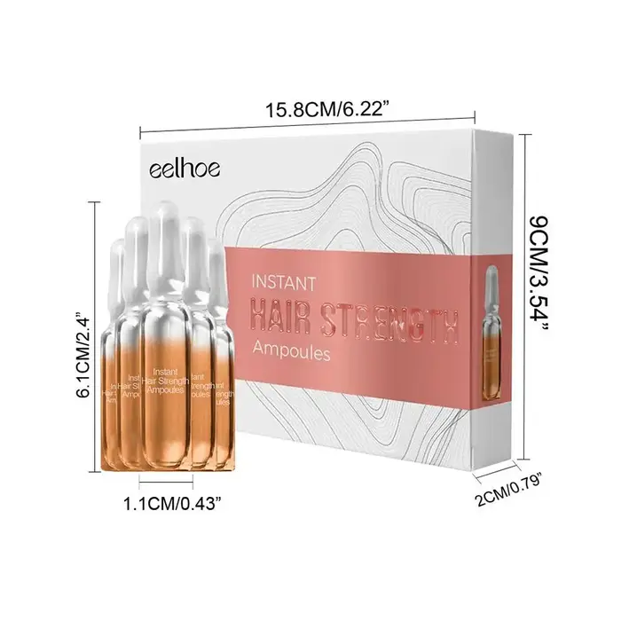 Ampoules de soin pour cheveux de qualité supérieure
