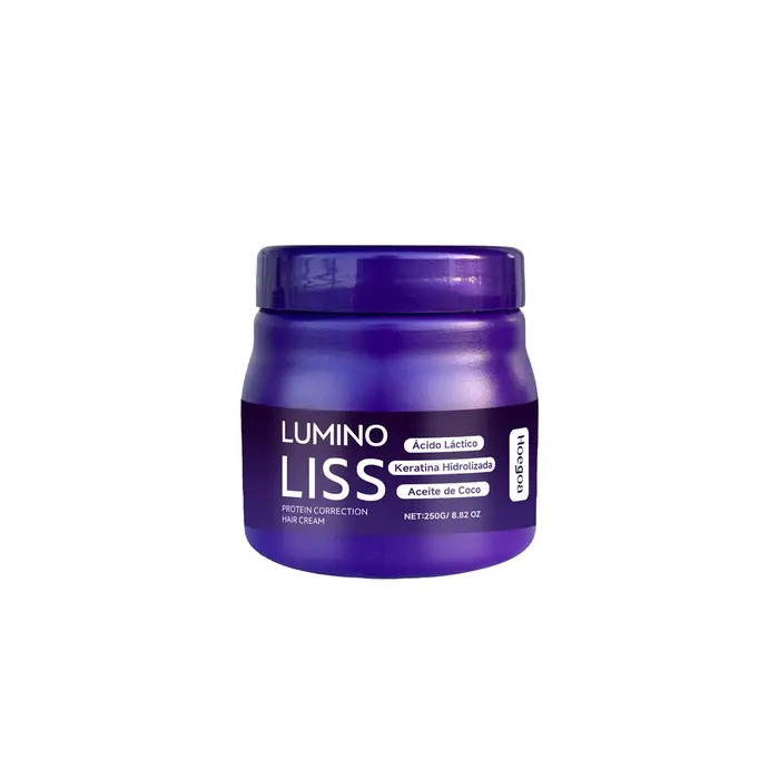 Crème Lissante Protéinée Réparatrice en Profondeur, Conditionneur Nourrissant Anti-Frisottis pour des Cheveux Soyeux et Lisses