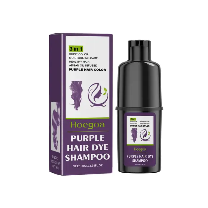 Shampooing de coloration des cheveux 3 en 1 pour hommes et femmes