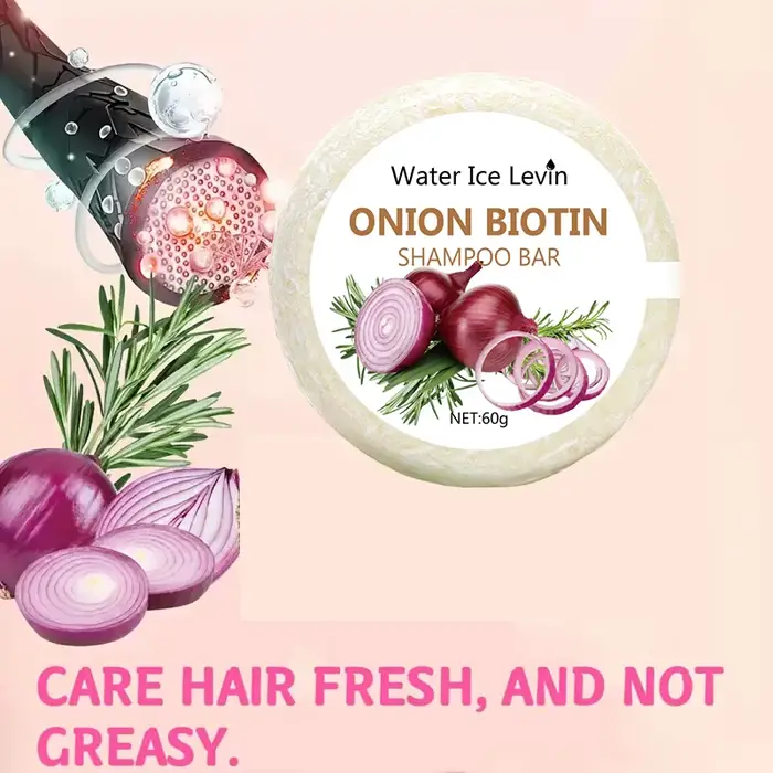 Savon Shampoing à l'oignon et à la biotine - 60 g